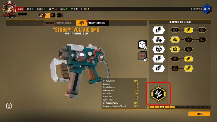 The slot responsible for the Overclocks modification is located at the bottom of the table with available modifications - Deep Rock Galactic: Overclocks - how to use and unlock? - FAQ - Deep Rock Galactic Guide