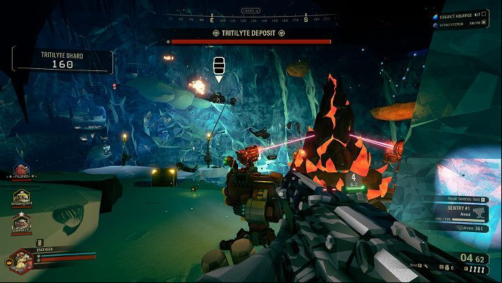 First of all, find the Bomb Dispenser marked with a black barrel with a white border - Deep Rock Galactic: Machine Events - Basics - Deep Rock Galactic Guide