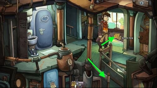 Try to open Door of Tonis Room and Get inside - Pack the suitcase | Part 1 - Kuvaq - Part 1 - Kuvaq - Deponia Game Guide & Walkthrough