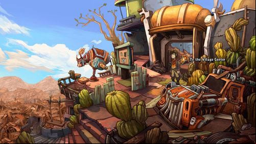 1 - Find Goal | Part 1 - Kuvaq - Part 1 - Kuvaq - Deponia Game Guide & Walkthrough