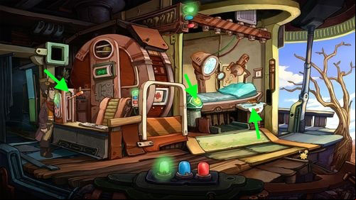 As you probably , Gizmo acts as a fireman, doctor or policeman, depending on situation, and this location act as three rooms too - Find coffee powder ingredients | Part 1 - Kuvaq - Part 1 - Kuvaq - Deponia Game Guide & Walkthrough