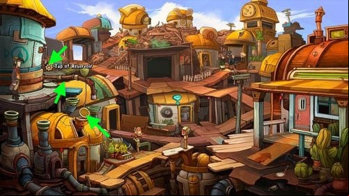 1 - Find coffee water ingredients | Part 1 - Kuvaq - Part 1 - Kuvaq - Deponia Game Guide & Walkthrough