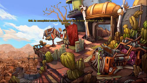 Time for a bulls blood - Find coffee water ingredients | Part 1 - Kuvaq - Part 1 - Kuvaq - Deponia Game Guide & Walkthrough