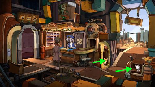 Open two Hatches visible on the right - there are cats inside - Cletus | Part 1 - Kuvaq - Part 1 - Kuvaq - Deponia Game Guide & Walkthrough