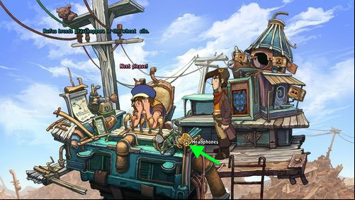 Return to the Town Hall and go to the post office - Cletus | Part 1 - Kuvaq - Part 1 - Kuvaq - Deponia Game Guide & Walkthrough