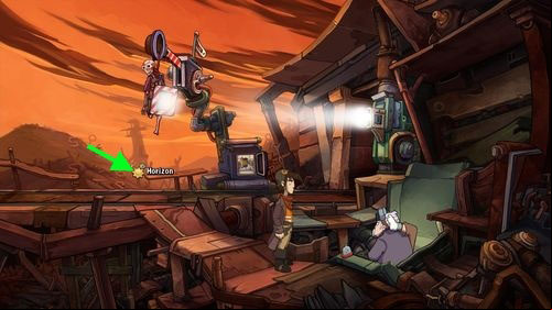 Return to Dock and ask him how can man calm down a little (Doc, I am too fidgety) - Place Goal in the mine cart | Part 2 - Junk Mine - Part 2 - Junk Mine - Deponia Game Guide & Walkthrough