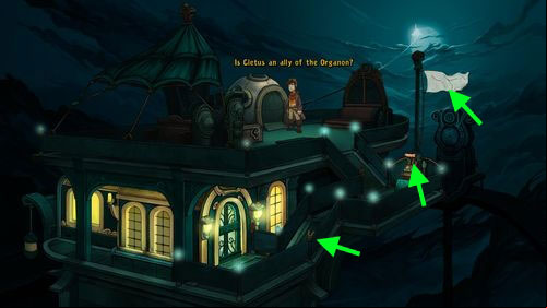 Examine the Lifeboat - you need special codes to open it - Make a deal with Cletus | Part 3 - Lower Ascension Station - Part 3 - Lower Ascension Station - Deponia Game Guide & Walkthrough