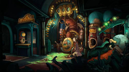 Return to the concourse, put on Cletus costume and tell Argus that you have cartridge with you - Make a deal with Cletus | Part 3 - Lower Ascension Station - Part 3 - Lower Ascension Station - Deponia Game Guide & Walkthrough