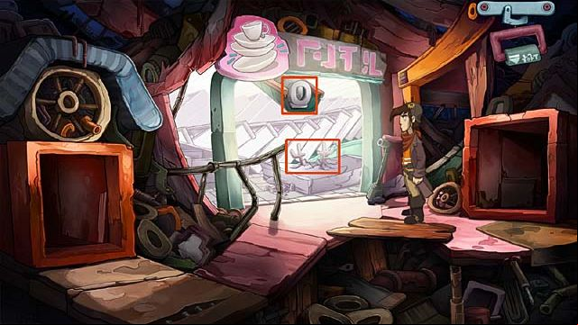 Put the bubble wrap on the antlers - Set an elephant trap - Chapter one - Deponia Doomsday - Game Guide and Walkthrough