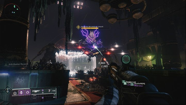 When an opponent appears in the middle of the arena, it is possible to launch DPS attacks on him - Destiny 2: The Menagerie - game mode - Game modes - Destiny 2 Game Guide