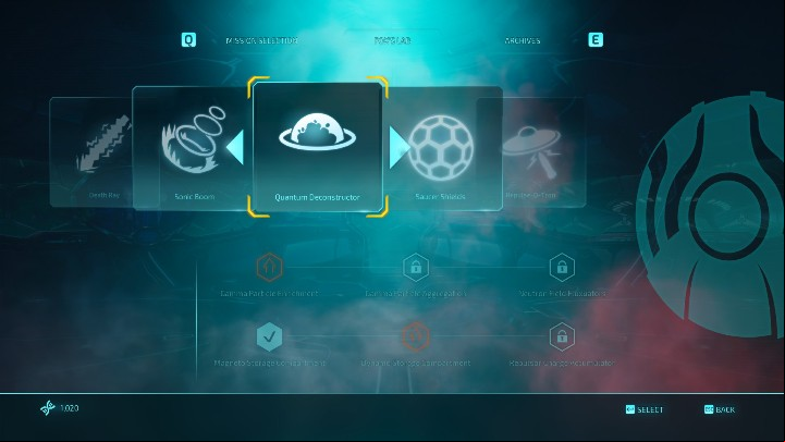 The Quantum Deconstructor has 6 upgrades - Destroy All Humans 2020: Quantum Deconstructor, upgrades, tips - Weapons, skills and upgrades - Destroy All Humans Remake Guide