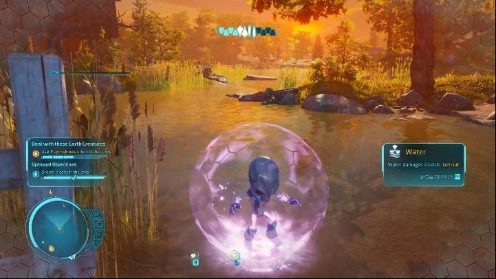 Every encounter with water will destroy your shield - Destroy All Humans 2020: Water - impact, swimming, tips - Basics - Destroy All Humans Remake Guide