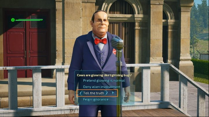 Lets start with the first dialog option - Destroy All Humans 2020: Citizen Crypto - Residents satisfaction, walkthrough - Walkthrough - Destroy All Humans Remake Guide