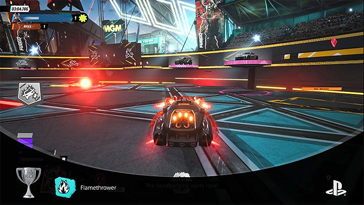 Just to be sure, you might want to wait for a while until there is only one other player left in the arena - Destruction AllStars: Trophy List - Appendix - Destruction AllStars Guide