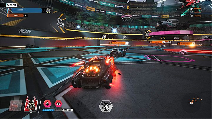 A good tactic is to drive in circles around the arena while keeping a proper distance from the chasm - Destruction AllStars: Gridfall Mode - Gameplay modes - Destruction AllStars Guide
