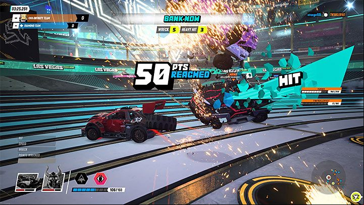The maximum number of gears you can collect varies depending on how you move around the arena - Destruction AllStars: Carnado Mode - Game Modes - Destruction AllStars Guide