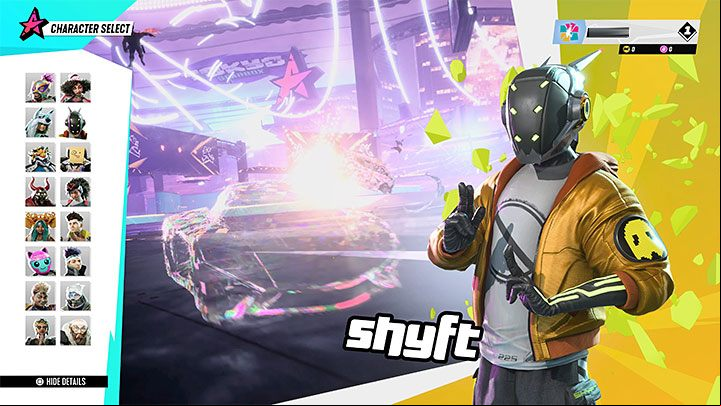 You might have played as Shyft during the mandatory tutorial - Destruction AllStars: Shyft - Star - Stars - Destruction AllStars Guide