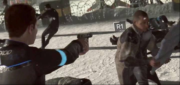 One of the scenes of bad ending is the fight between Connor and Marcus. - All endings in Detroit Become Human - Walkthrough - Detroit Become Human Guide
