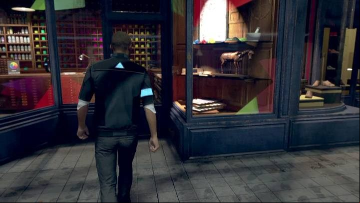 Paint shop. - Shades of Color | Marcus | Detroit Become Human Walkthrough - Marcus Walkthrough - Detroit Become Human Guide