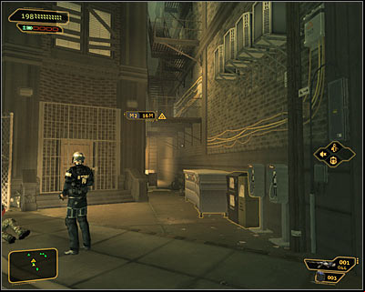 Sandovals apartment can be found nearby the Chiron building in which you began the second visit in Detroit, so you should your way back there (age behind the gas station or the underground tunnel) - (6) Get inside Sandovals apartment - Finding Isaias Sandoval - Deus Ex: Human Revolution Game Guide