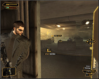 If you start exploration of the hideout on level -2 (the sewers entrance), then reaching your target will take you less time and you wont have to get through upper levels - (5) Aggressive solution: Going through the Harvesters hideout - Find Vasili Sevchenkos GPL Device - Deus Ex: Human Revolution Game Guide