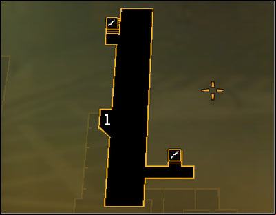 Map legend: 1 - Descent to sewers (level -1 of Kuaigan district) - Talion A.D. (steps 4-6) - Side quests - Deus Ex: Human Revolution Game Guide