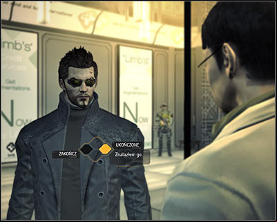 You have to return to Dr - Talion A.D. (steps 4-6) - Side quests - Deus Ex: Human Revolution Game Guide