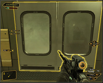 Whether you chose a lift ride or you got through to the morgue, you have to start exploring a Bio-Mech Lab building basement - (3) Peaceful solution: Finding Declan Faherty - Rescuing Megan and Her Team - Deus Ex: Human Revolution Game Guide