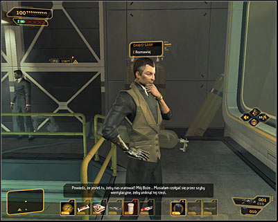Enter the room and take your time do examine a locker and an unsecured computer terminal - (7) Peaceful solution: Reaching the David Sarifs hideout - Shutting Down Darrows Signal - Deus Ex: Human Revolution Game Guide