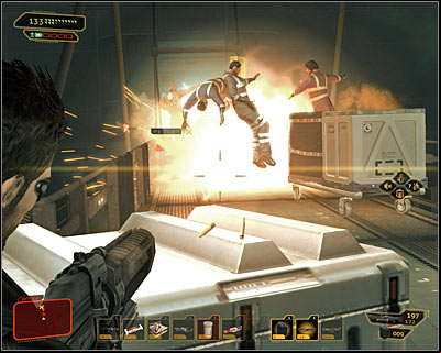Return to the bridge - (8) Reaching the broadcast center - Shutting Down Darrows Signal - Deus Ex: Human Revolution Game Guide
