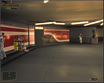 You start exploration of Sarif Industries headquarters at the first level (its worth taking a moment to review map, which is activated by default with M key) - (1) Meeting Pritchard | Back in the Saddle - Back in the Saddle - Deus Ex: Human Revolution Game Guide