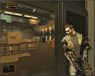 If youve turned off or reprogrammed defensive turrets, you should start exploration of a new location on level -4 - (4) Aggressive option: Crossing by second part of the camp - Following the Clues in Highland Park - Deus Ex: Human Revolution Game Guide