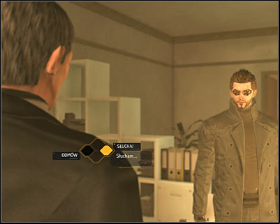 If youre going to talk to OMalley, then after first phase of conversation you will have to choose (screen above) whether to accept his offer or refuse it - Cloak & Daggers (steps 10-13) - Side quests - Deus Ex: Human Revolution Game Guide