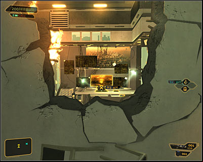 Your primary objective is to reach a small room where hackers computer can be found - (5) Exploring the hackers apartment - Hunting the Hacker - Deus Ex: Human Revolution Game Guide