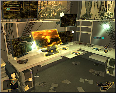 It doesnt matter which method youve chosen, because either way youll have to find yourself standing inside the secret room - (5) Exploring the hackers apartment - Hunting the Hacker - Deus Ex: Human Revolution Game Guide