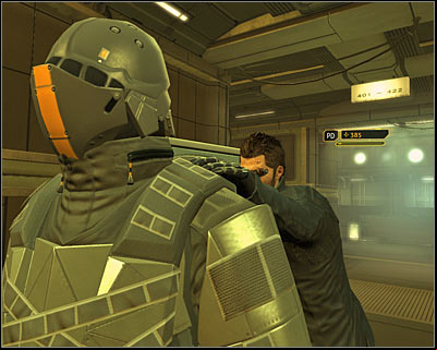 Start off by securing level four of the hotel (screen above) - (10) Aggressive solution: Leaving the main are of the hotel - Hunting the Hacker - Deus Ex: Human Revolution Game Guide