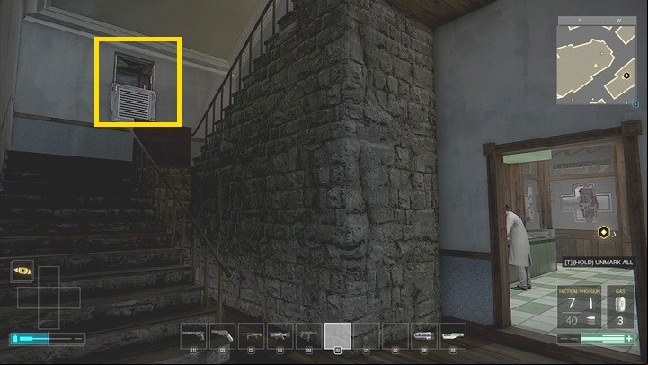 You can reach the stash through the ventilation shaft above the stairs by turning left while inside it. - Map of the northern part of Prague - M3 - Maps - Deus Ex: Mankind Divided Game Guide
