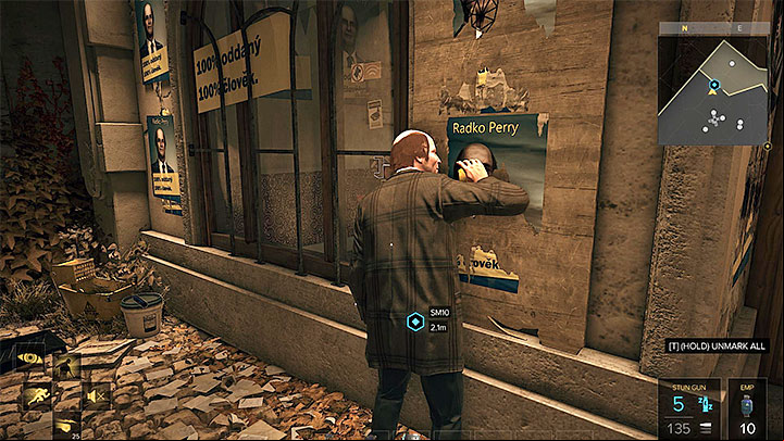 Radko Perry can be found in front of his electoral office. - The Harvester - side quest - Side quests - Deus Ex: Mankind Divided Game Guide