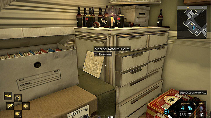 Medical Referral Form is one of the most important evidence in this case. - The Harvester - side quest - Side quests - Deus Ex: Mankind Divided Game Guide