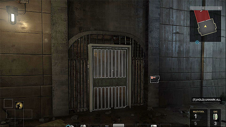 Entrance to the gangs hideout is protected by terminals protected with level five security and a turret - Neon Nights - side quest - Side quests - Deus Ex: Mankind Divided Game Guide