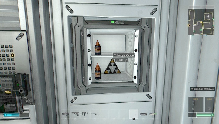 An example triangle code in the safe. - Triangle Codes - Listings - Deus Ex: Mankind Divided Game Guide