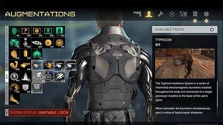 Using experimental implants places a big burden on our system - Important information about augmentations - Augmentations - Deus Ex: Mankind Divided Game Guide