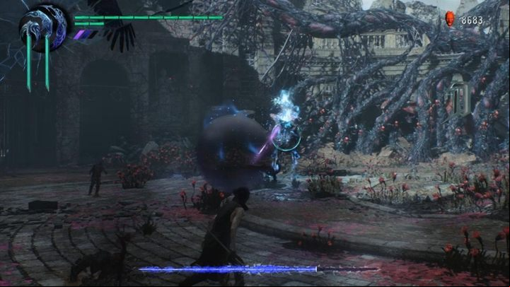 After some time, everything will return to normal - Elder Geryon Knight Boss Fight Guide for DMC5 - Bosses - Devil May Cry 5 Guide