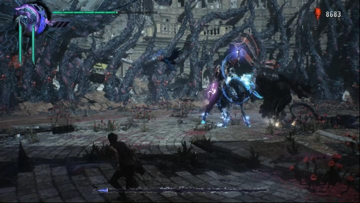 Also, beware of an attack in which the boss drives the sword into the ground and creates discharges around it - Elder Geryon Knight Boss Fight Guide for DMC5 - Bosses - Devil May Cry 5 Guide
