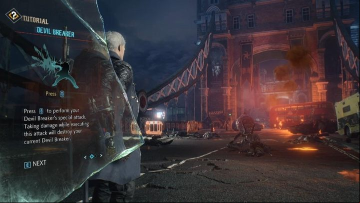 After the cutscenes, youll take control of Nero, who eventually got a metal hand that helps him tremendously in defeating his enemies - Mission 01 - Nero | Devil May Cry 5 walkthrough - Main story missions - Devil May Cry 5 Guide