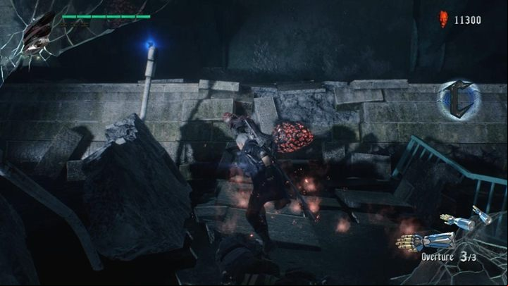 At the beginning, you have an Overture at your disposal - use it to attract enemies and hit them with powerful electrical discharges - Mission 01 - Nero | Devil May Cry 5 walkthrough - Main story missions - Devil May Cry 5 Guide