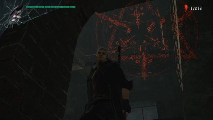 Once you destroy the Qliphoth roots, you will uncover the age to the stairs leading to the recess in the wall - Secret mission 02 walkthrough for Devil May Cry 5 - Secret missions - Devil May Cry 5 Guide