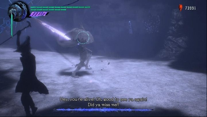 Inside, you will find bubbles with your allies - Mission 14 - Diverging Points - V | Devil May Cry 5 walkthrough - Main story missions - Devil May Cry 5 Guide
