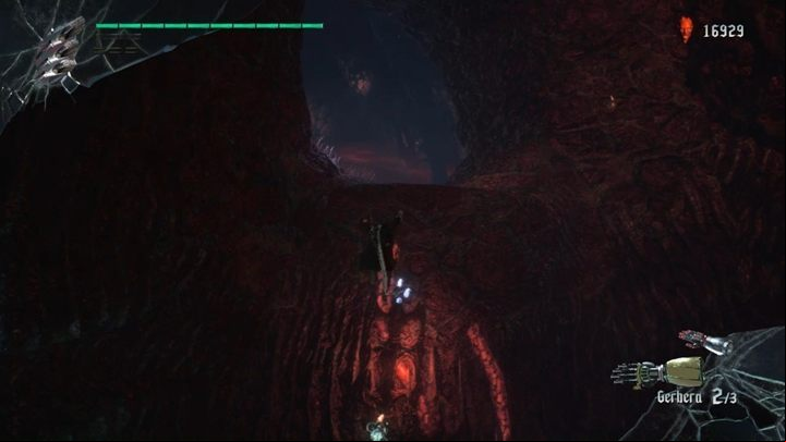 To unlock this mission, use the lift and jump towards the platform - Secret Mission 05 walkthrough for Devil May Cry 5 - Secret missions - Devil May Cry 5 Guide