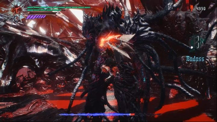In this fight, Dante has absorbed the power of the sword and he now wields the weapon called the Demon Sword of Dante - Urizen (Mission 12) Boss Fight Guide for DMC5 - Bosses - Devil May Cry 5 Guide